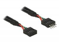 Delock USB 2.0 Pin header Extension Cable 10 pin male female 25 cm