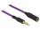Extension Cable Audio Stereo Jack 3.5 mm male female iPhone 4 pin 3 m purple