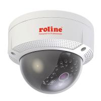 ROLINE 2 MPx Fixed Dome IP Camera, RDOF2-1W, Full-HD, IR-LED, PoE, 4mm fix 85°, WLAN, IP66