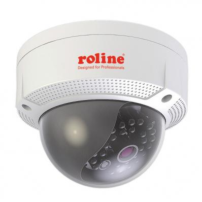 ROLINE 2 MPx Fixed Dome IP Camera, RDOF2-1W, Full-HD, IR-LED, PoE, 4mm fix 85°, WLAN, IP66