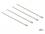 Delock Cable ties stainless steel L 200 x W 4.6 mm 20 pieces