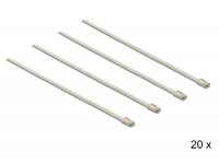 Delock Cable ties stainless steel L 200 x W 4.6 mm 20 pieces