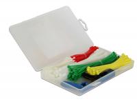 Delock Cable ties box 350 pieces coloured with installation tool
