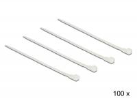 Delock Cable ties releasable white L 200 x W 4.8 mm 100 pieces