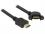 Delock Cable HDMI A male HDMI A female panel-mount 110 angled 1 m