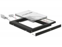 Delock Slim SATA 5.25 Installation Frame for 1 x 2.5 SATA HDD up to 9.5 mm