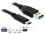 Delock Cable SuperSpeed USB 10 Gbps (USB 3.1, Gen 2) Type A male USB Type-Câ¢ male 0.5 m black