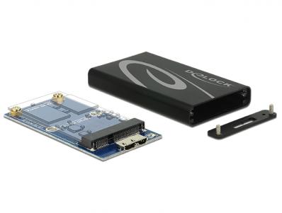 Delock External Enclosure mSATA SSD USB 3.0