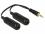 Delock Adapter Cable audio splitter stereo jack male 3.5 mm 3 pin 2 x stereo jack female 3.5 mm 3 pin + Volume control 19 cm
