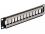 Delock 10 Keystone Patch Panel 12 Port metal black