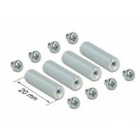 Delock Mounting Kit M2.5 Spacer hexagon insideinside 20 mm for Raspberry Pi