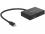 Delock Displayport 1.2 Splitter 1 x mini Displayport in 2 x Displayport out 4K