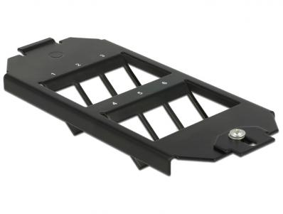 Delock Keystone Mounting 6 Port for floor tank