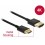 Delock Cable High Speed HDMI with Ethernet - HDMI-A male - HDMI Mini-C male 3D 4K 0.5m Slim Premium