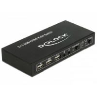 Delock HDMI KVM Switch 2 - 1 with USB and Audio