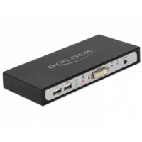 Delock DVI KVM Switch 2 - 1 with USB and Audio