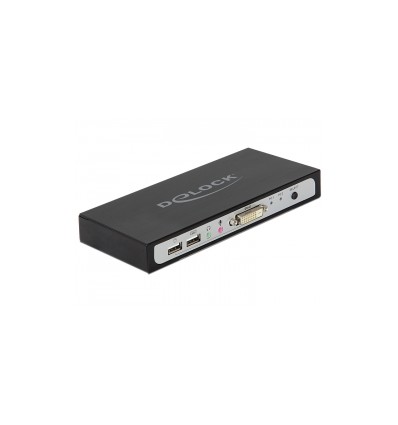 Delock DVI KVM Switch 2 - 1 with USB and Audio