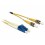 Delock Cable Optical Fibre 9/125µm LC - ST Singlemode OS2 1m