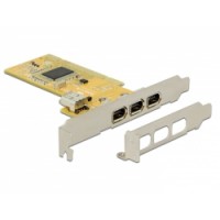 Delock PCI Card - 3 x external + 1 x internal FireWire A