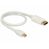 Delock Cable Mini Displayport 1.2 male - Displayport male 4K 0.5 m