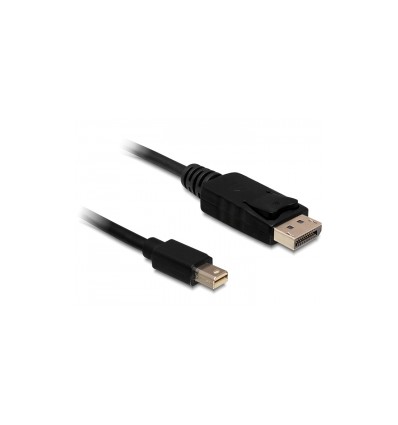 Delock Cable Mini Displayport 1.2 male - Displayport male 4K 0.5 m black