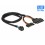 Delock Cable SFF-8643 male - U.2 SFF-8639 male + SATA power connector 75 cm