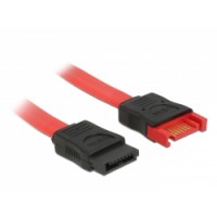 Delock Extension cable SATA 6 Gb/s male - SATA female 10 cm red