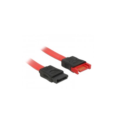 Delock Extension cable SATA 6 Gb/s male - SATA female 20 cm red