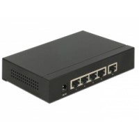 Delock 10/100 Ethernet Switch 4+1 Port PoE+