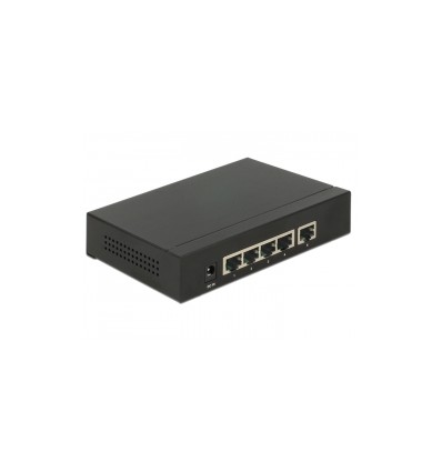 Delock 10/100 Ethernet Switch 4+1 Port PoE+