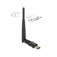 Delock USB 2.0 Dual Band WLAN ac/a/b/g/n Stick 433 Mbps with external Antenna