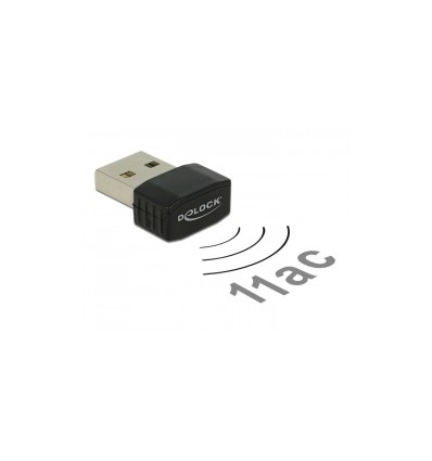 Delock USB 2.0 Dual Band WLAN ac/a/b/g/n Nano Stick 433 Mbps