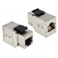 Delock Keystone Module RJ45 female - RJ45 female Cat.6A