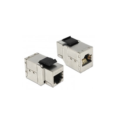 Delock Keystone Module RJ45 female - RJ45 female Cat.6A