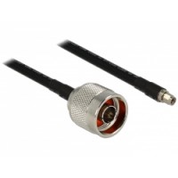 Delock Antenna Cable N plug - RP-SMA plug CFD400 LLC400 4 m low loss