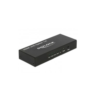 Delock HDMI UHD Splitter 1 x HDMI in - 4 x HDMI out 4K