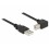 Delock Cable USB 2.0 Type-A male - USB 2.0 Type-B male angled 0.5 m black
