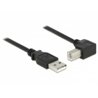 Delock Cable USB 2.0 Type-A male - USB 2.0 Type-B male angled 1.5 m black