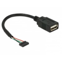 Delock Cable USB 2.0 pin header female 2.00 mm 5 pin - USB 2.0 Type-A female 15 cm