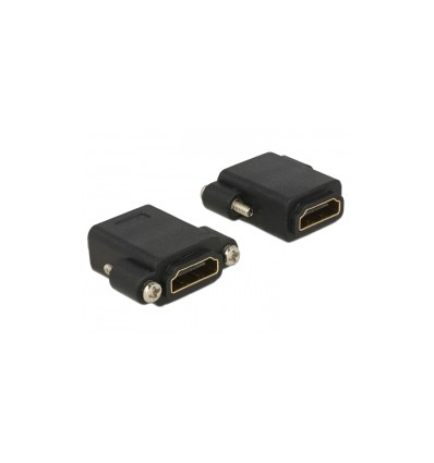 Delock Adapter High Speed HDMI female - HDMI female panel-mount