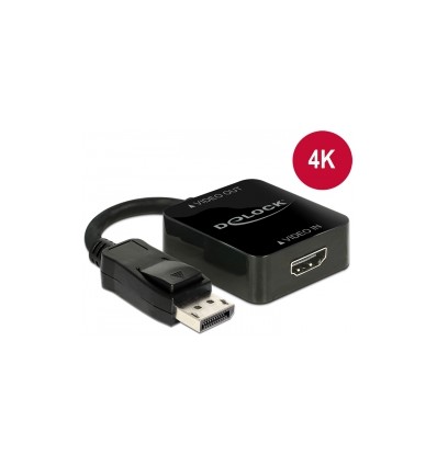 Delock Adapter High Speed HDMI-A female - Displayport 1.2 male