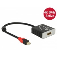 Delock Adapter mini Displayport 1.2 male - HDMI female 4K 60 Hz Active