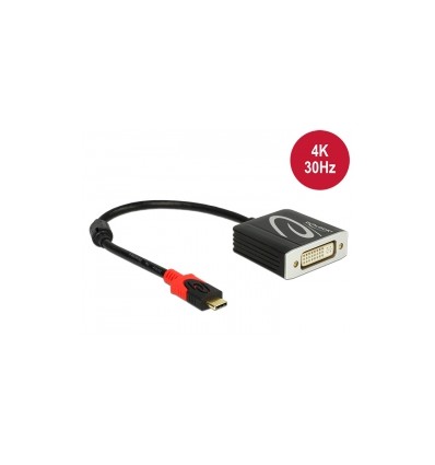 Delock Adapter USB Type-C™ male - DVI female (DP Alt Mode) 4K 30 Hz