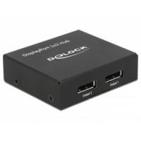 Delock Displayport 1.2 Splitter 1 x Displayport in - 2 x Displayport out 4K