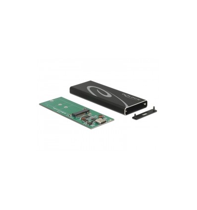 Delock External Enclosure M.2 SSD 60 mm - SuperSpeed USB 10 Gbps (USB 3.1 Gen 2) USB Type-C™ female