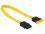 Delock Extension cable SATA 6 Gbs male SATA female 20 cm yellow