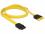 Delock Extension cable SATA 6 Gbs male SATA female 70 cm yellow