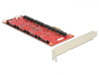 PCI Express x 1 Card 4 x mini PCIe