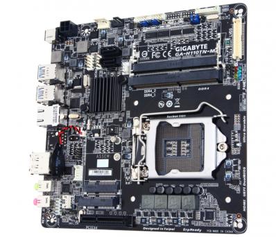 Mainboard Gigabyte GA-H110TN-M Industrial Thin Mini-ITX