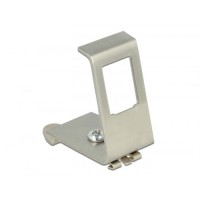 Delock Keystone Metal Mounting 1 Port for DIN rail